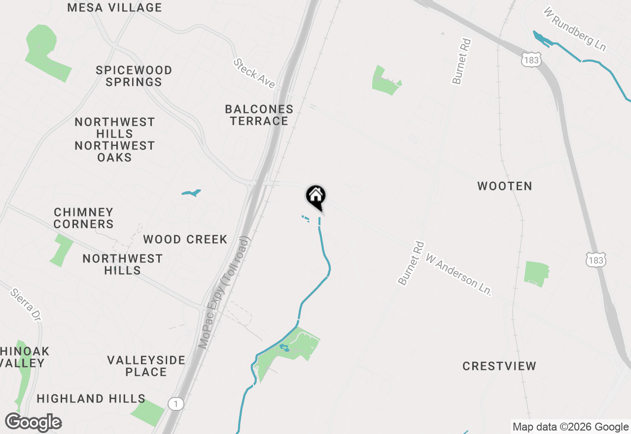 Map of 7801 Shoal Creek Blvd #146, Austin, TX 78757