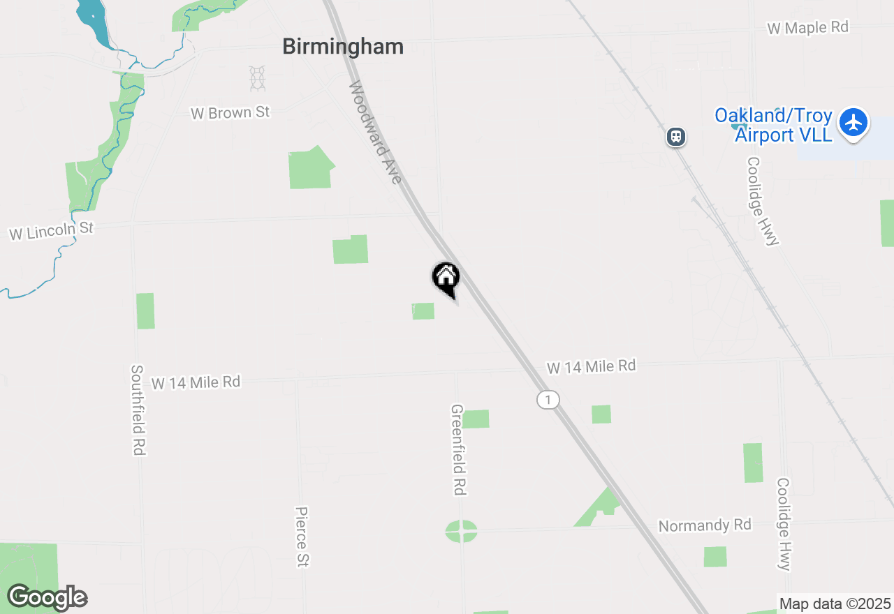 Map of 1156 Emmons Avenue, Birmingham, MI 48009