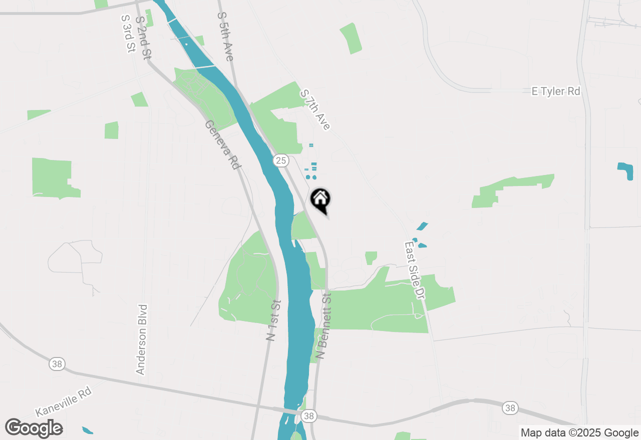 Map of 1817 2nd Place, St. Charles, IL 60174