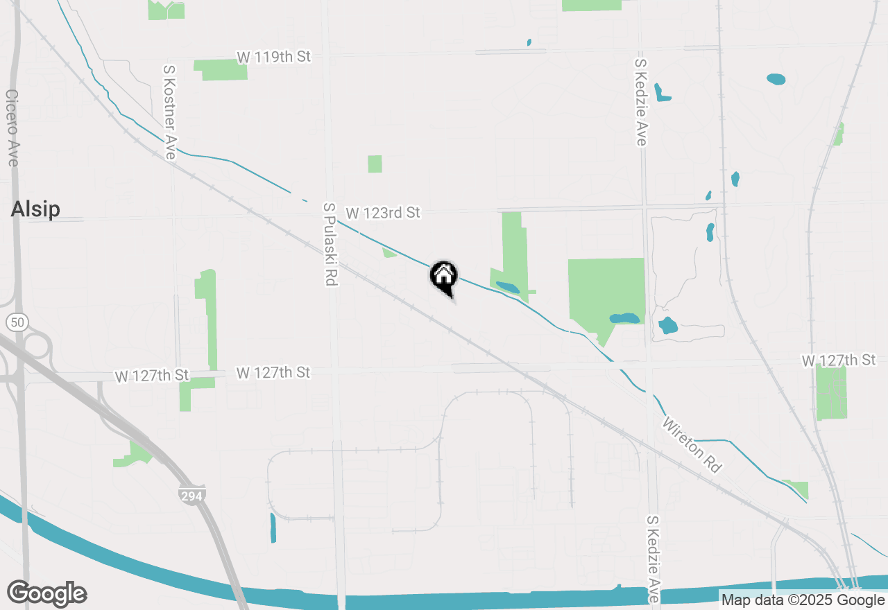 Map of 12522 S Deer Park Drive, Alsip, IL 60803