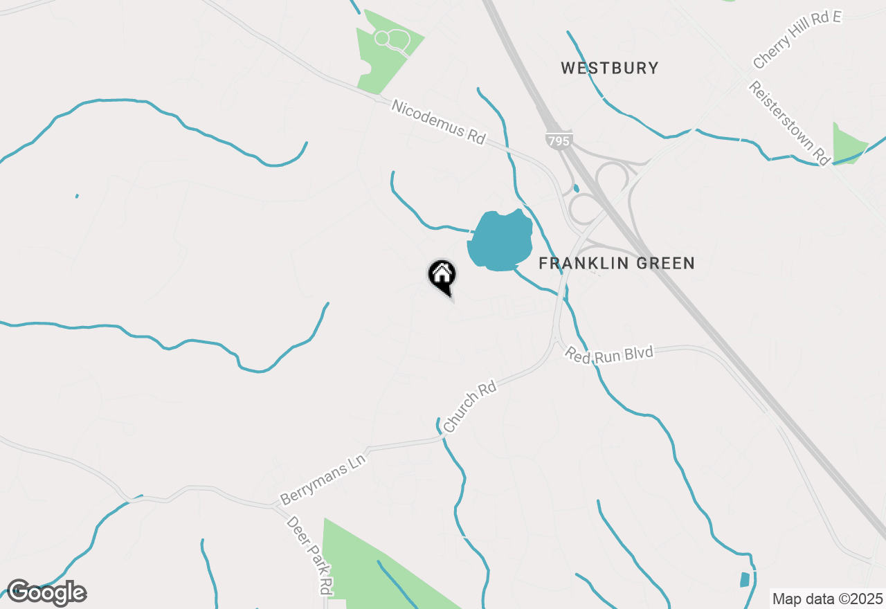 Map of 515 Whinstone Drive, Reisterstown, MD 21136