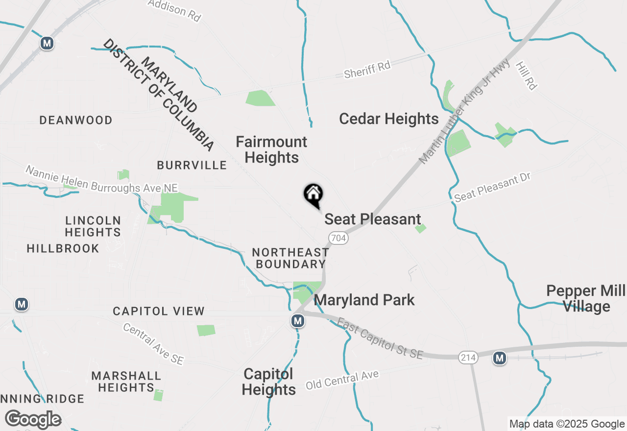 Map of 6209 Foote Street, Capitol Heights, MD 20743