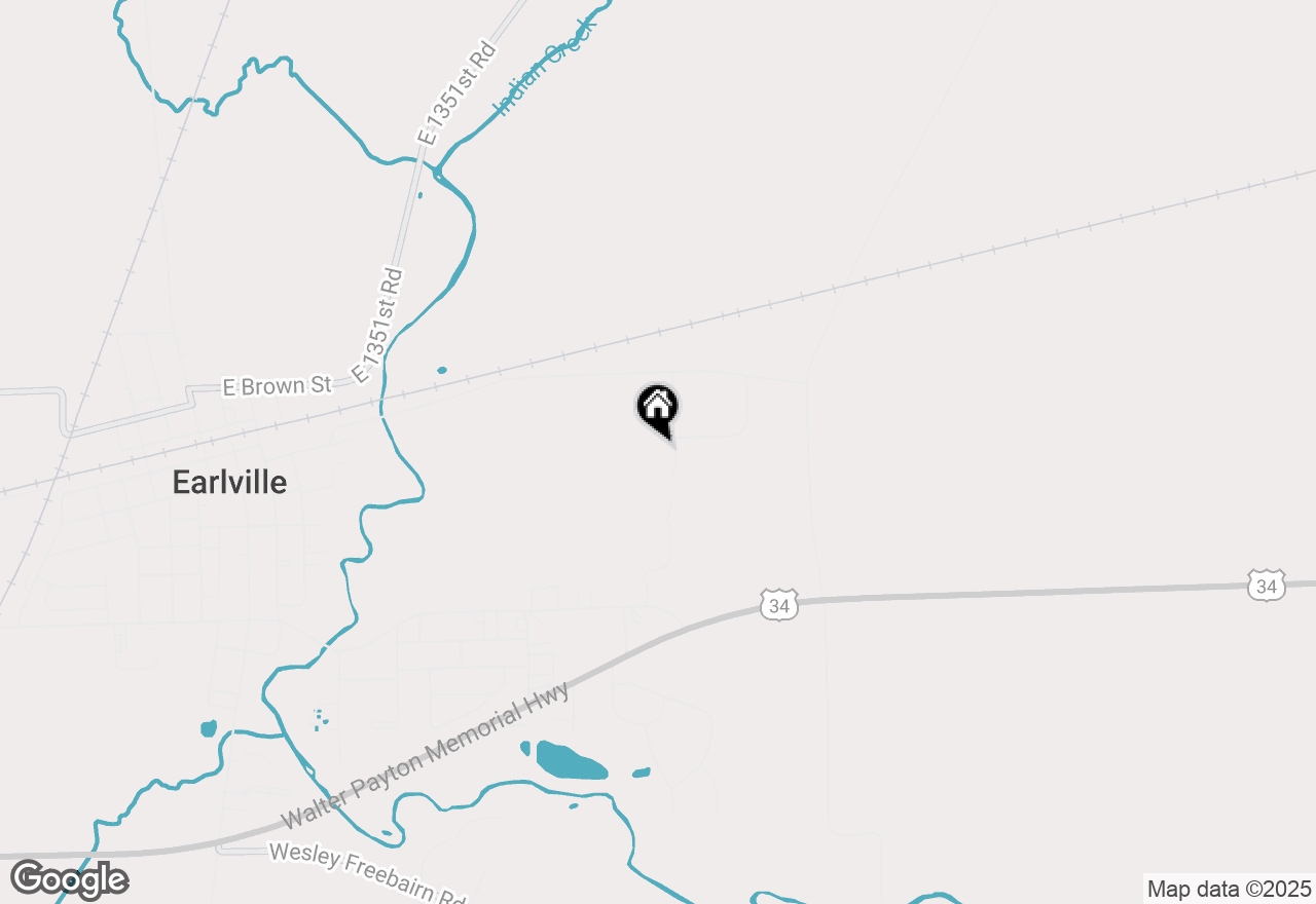 Map of 4533 E 1369th Road, Earlville, IL 60518