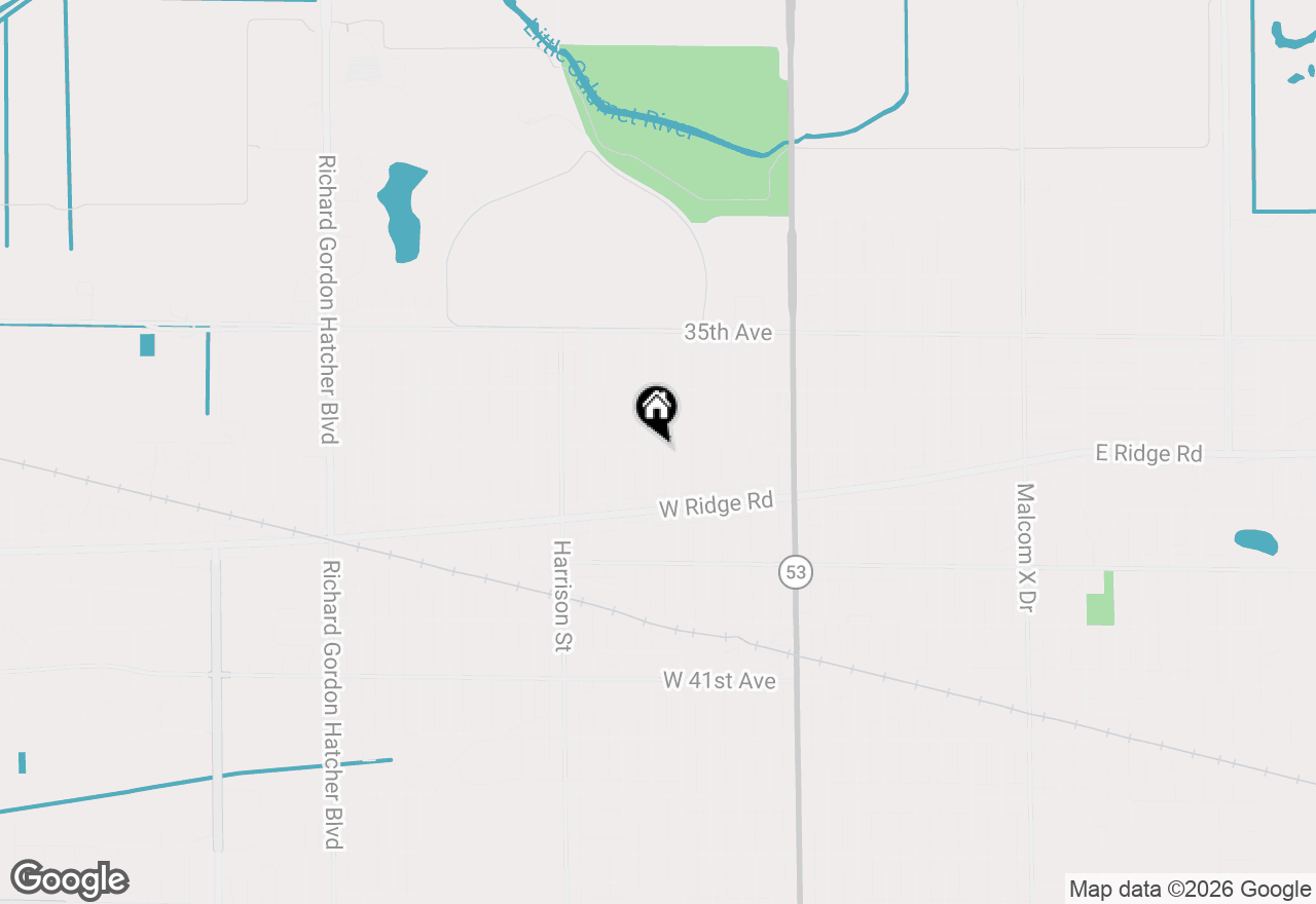 Map of 3701 Monroe Street, Gary, IN 46408