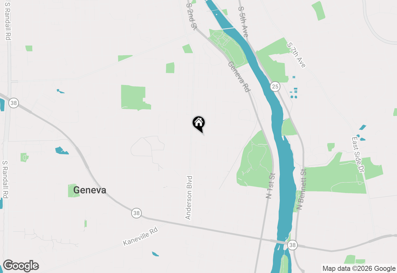 Map of 812 Richards Street, Geneva, IL 60134