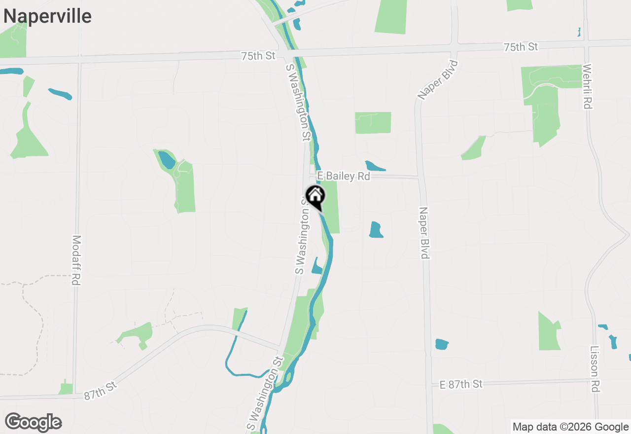 Map of 1722 S Washington Street #1722, Naperville, IL 60565