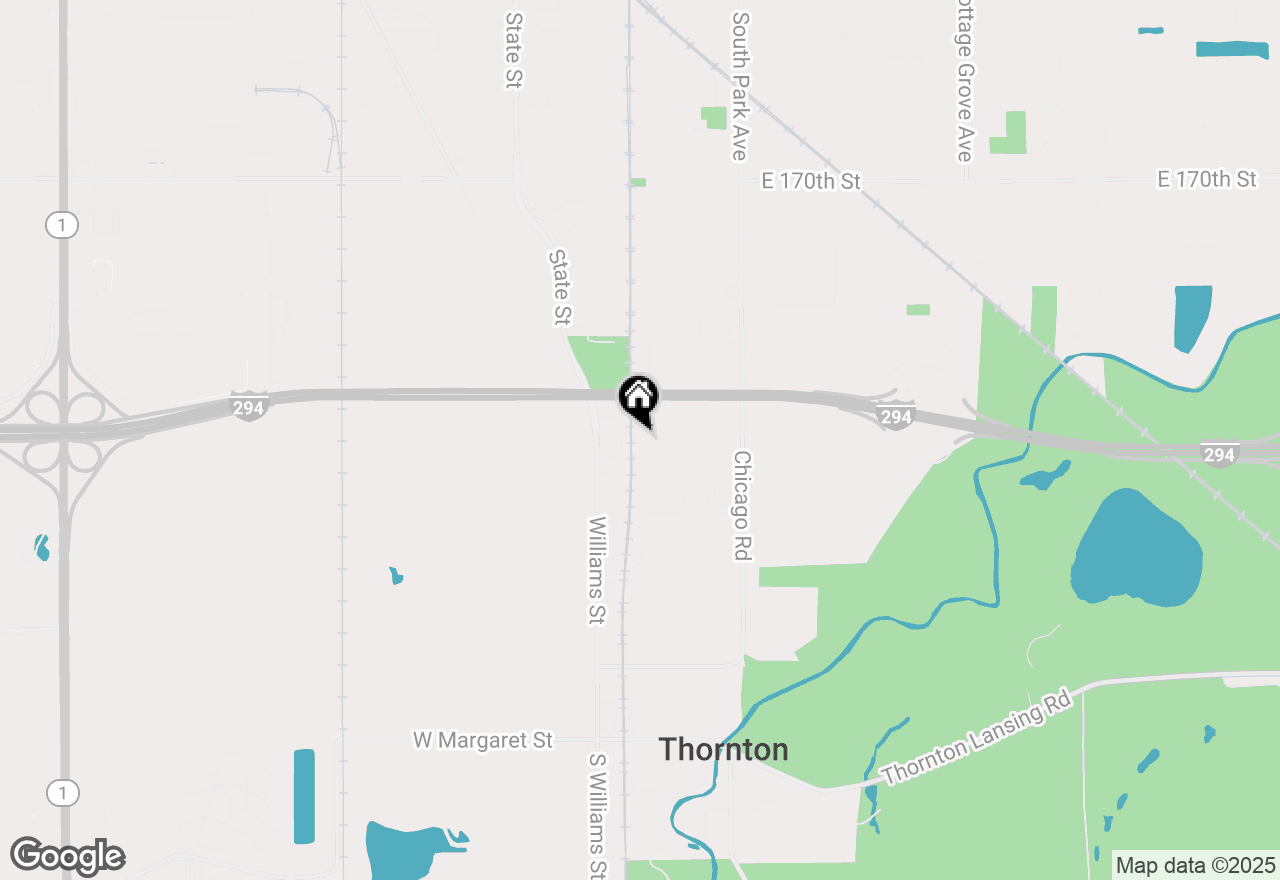 Map of 101 Bonnie Court, Thornton, IL 60476