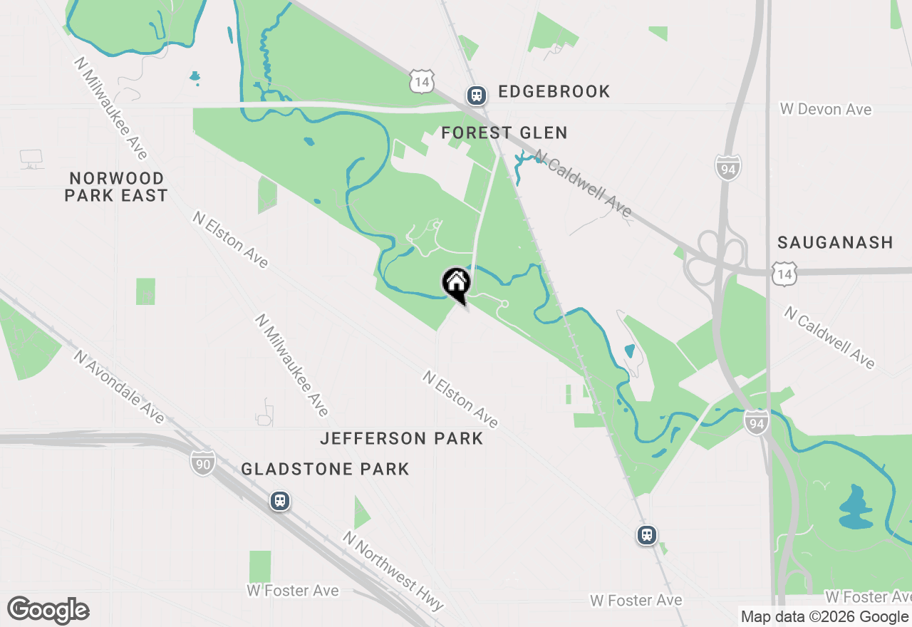 Map of 5881 N Central Avenue, Chicago, IL 60646