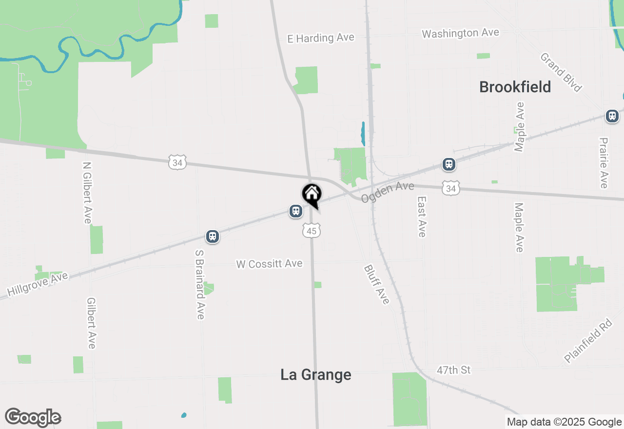 Map of 11 S La Grange Road #202, La Grange, IL 60525