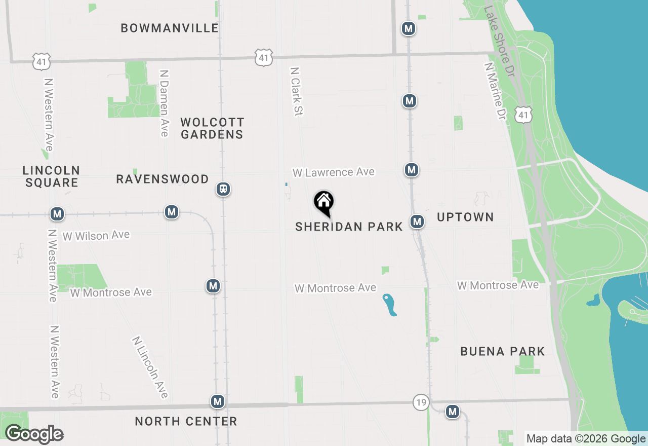 Map of 4610 N Dover Street #2C, Chicago, IL 60640