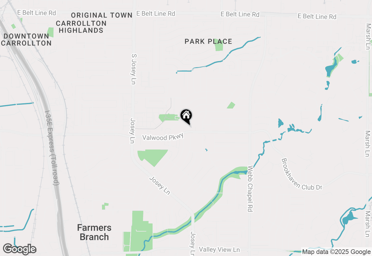 Map of 14121 Birchlawn Drive, Farmers Branch, TX 75234