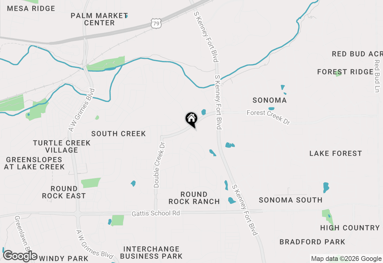 Map of 1110 Sundrop Pl, Round Rock, TX 78665