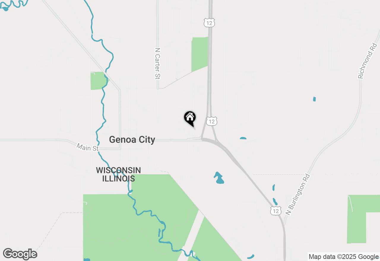 Map of 129 Elizabeth Lane, Genoa City, WI 53128