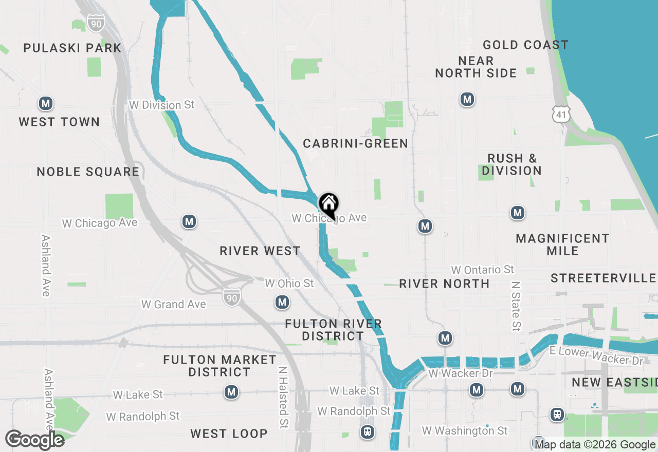 Map of 758 N Larrabee Street #831, Chicago, IL 60654