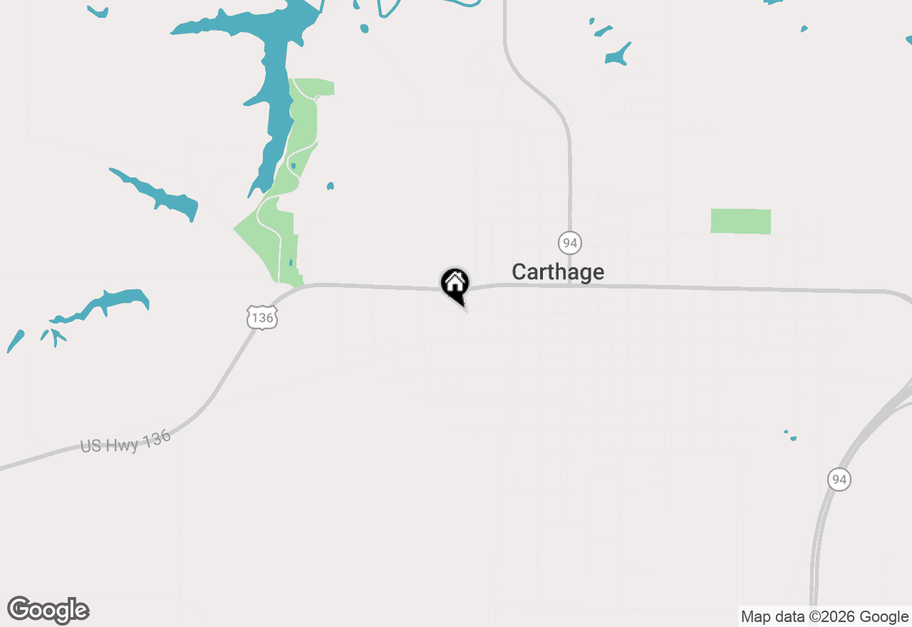 Map of 31 Randolph St, Carthage, IL 62321