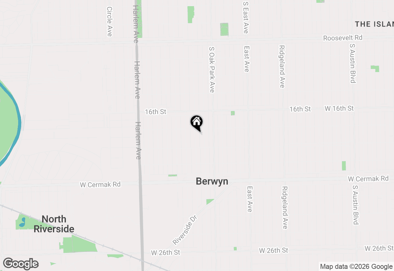 Map of 1819 Kenilworth Avenue, Berwyn, IL 60402