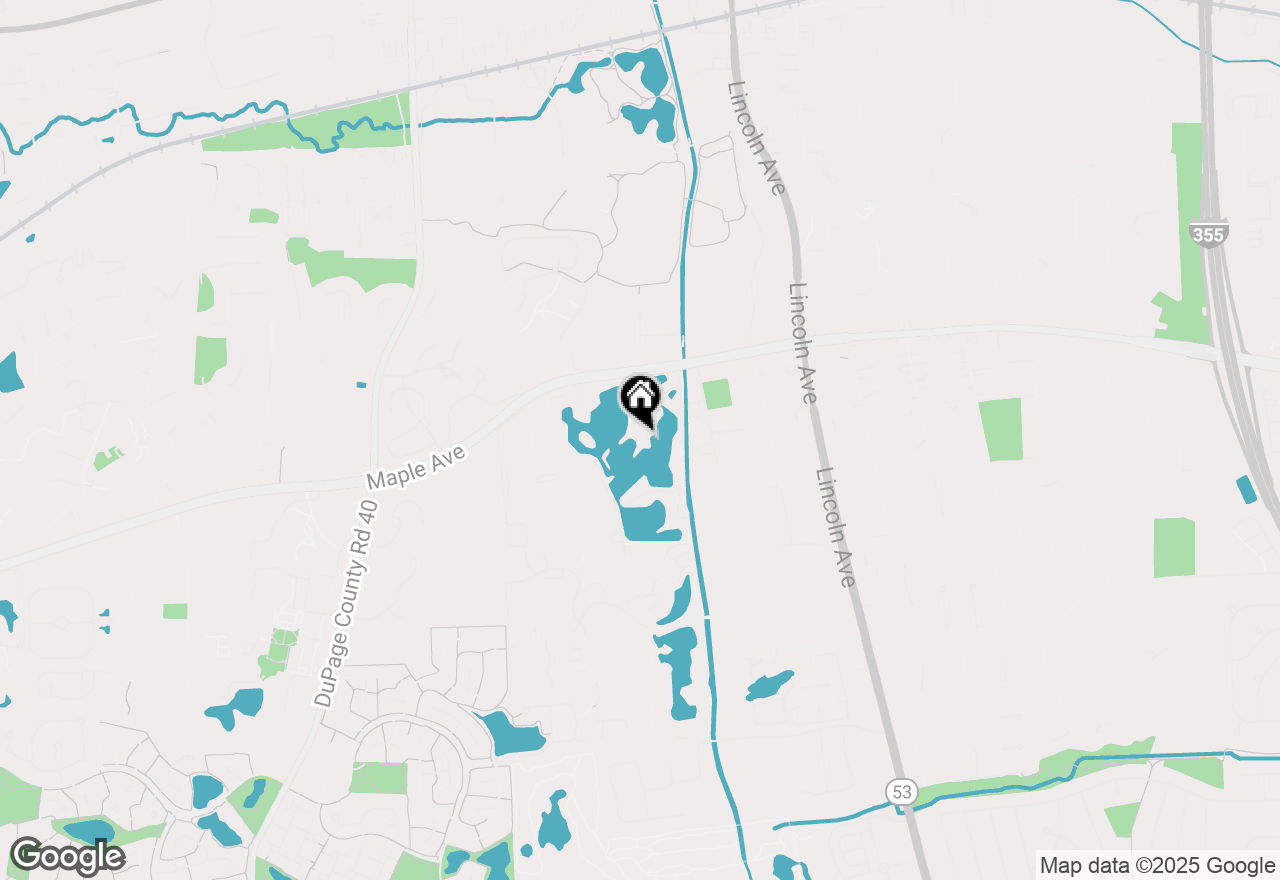 Map of 5512 E Lake Drive #C, Lisle, IL 60532