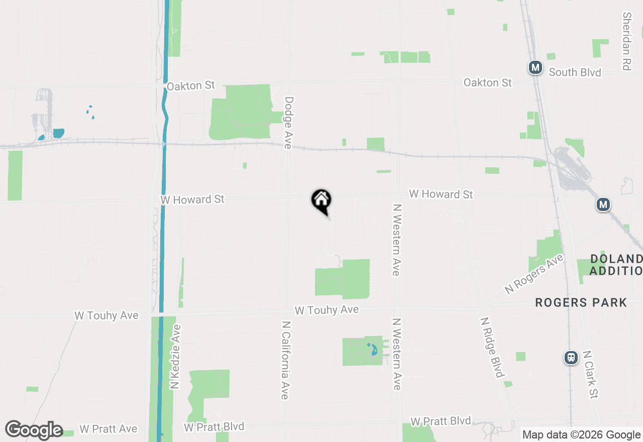 Map of 2646 W Birchwood Avenue, Chicago, IL 60645