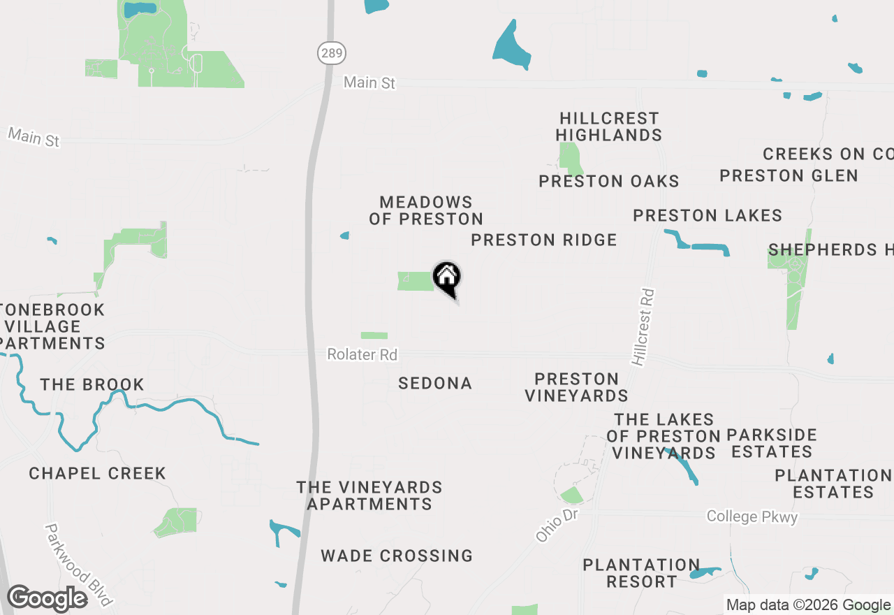 Map of 7536 Kathryn Drive, Frisco, TX 75035