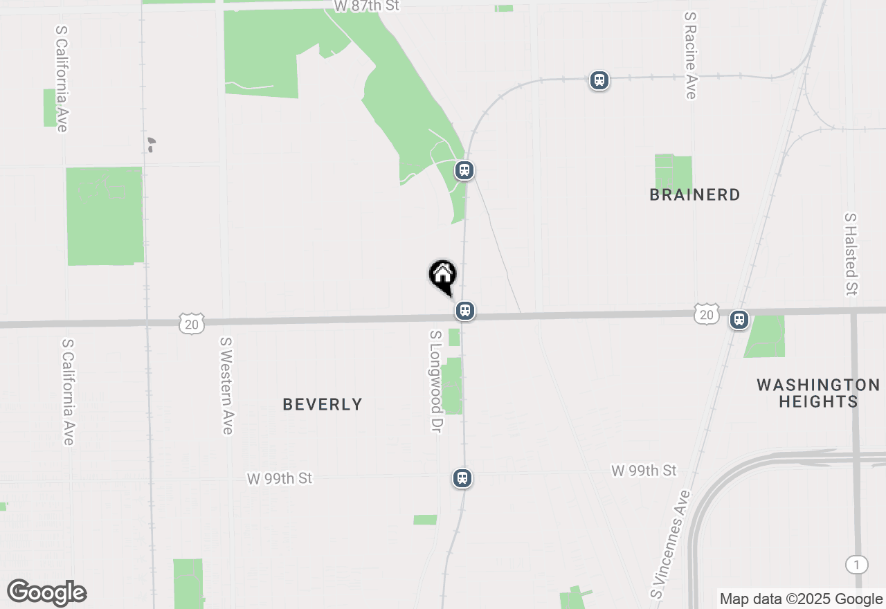 Map of 9440 S Longwood Drive, Chicago, IL 60643