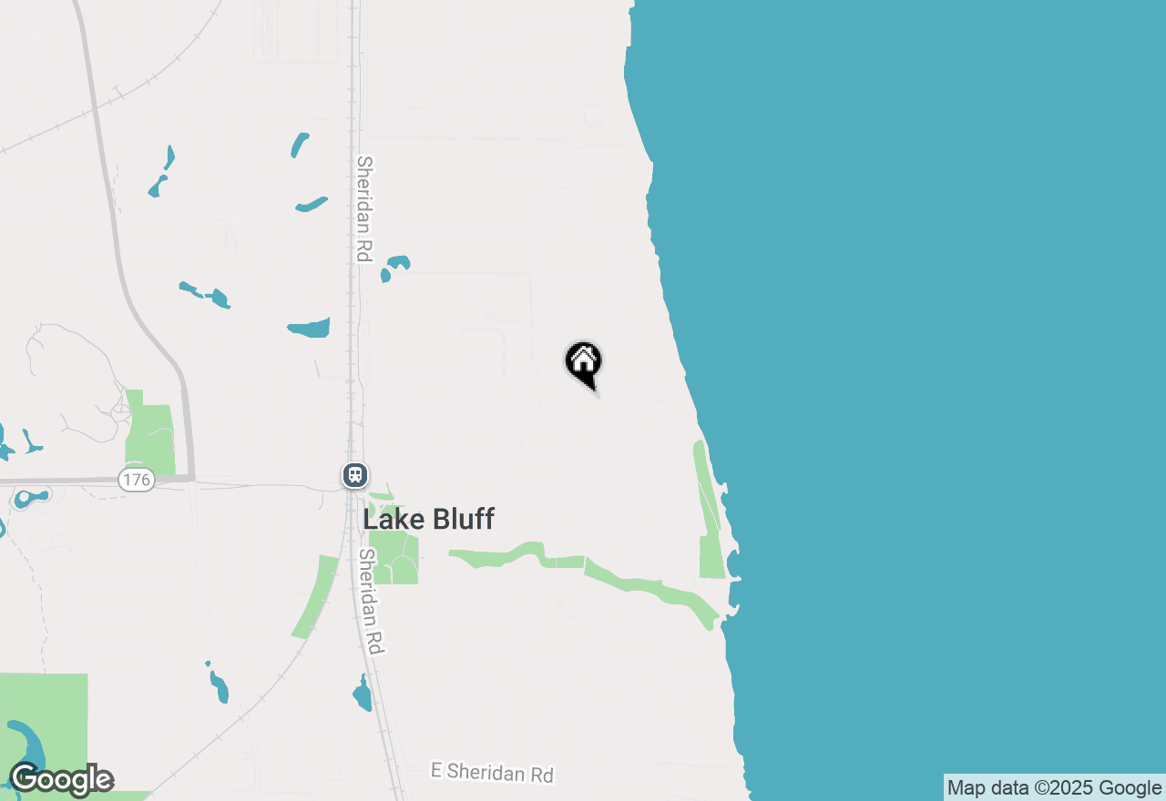Map of 751 Moffett Road, Lake Bluff, IL 60044
