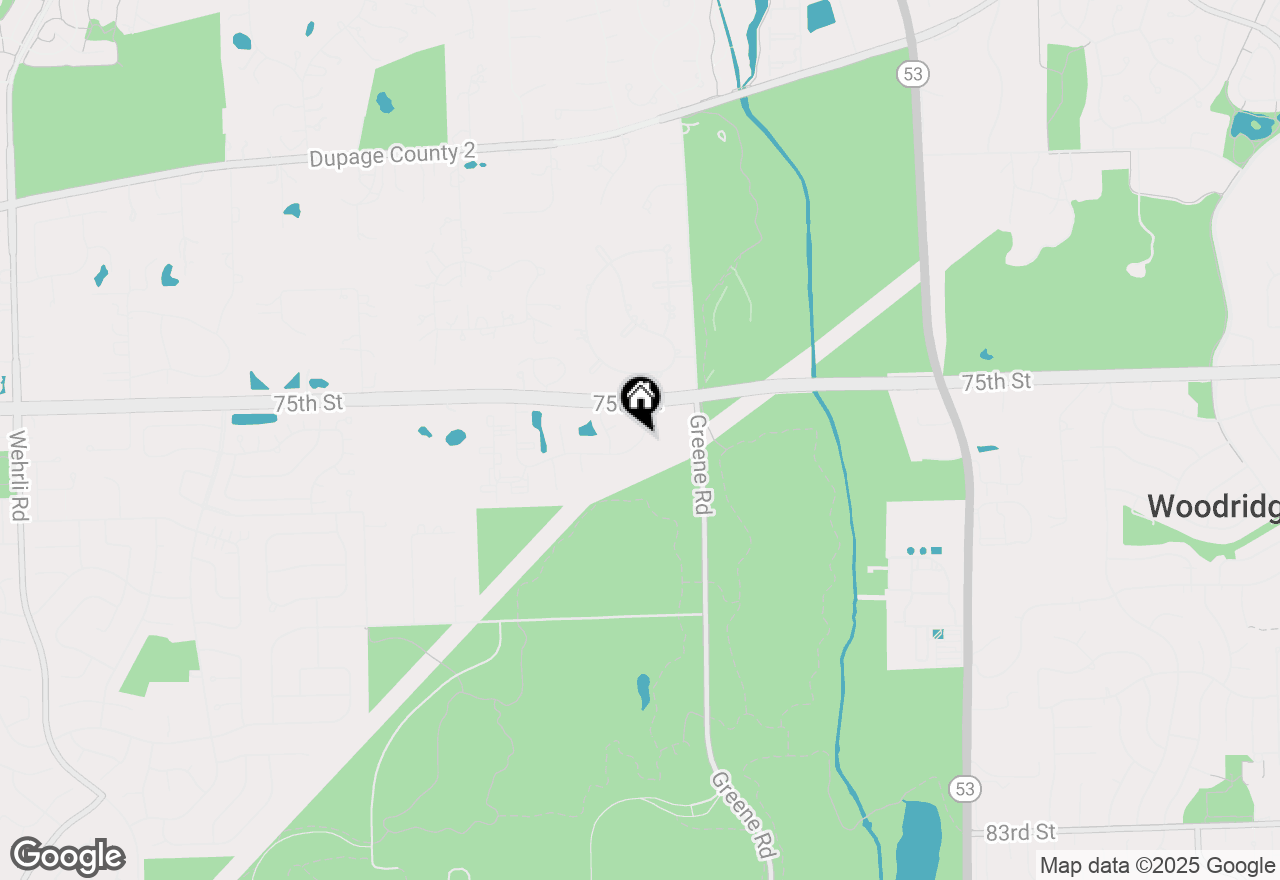 Map of 3833 Gladstone Drive, Naperville, IL 60565