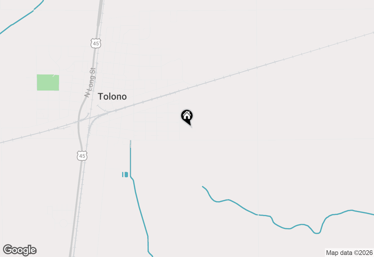 Map of 808 E Marshall Street, Tolono, IL 61880
