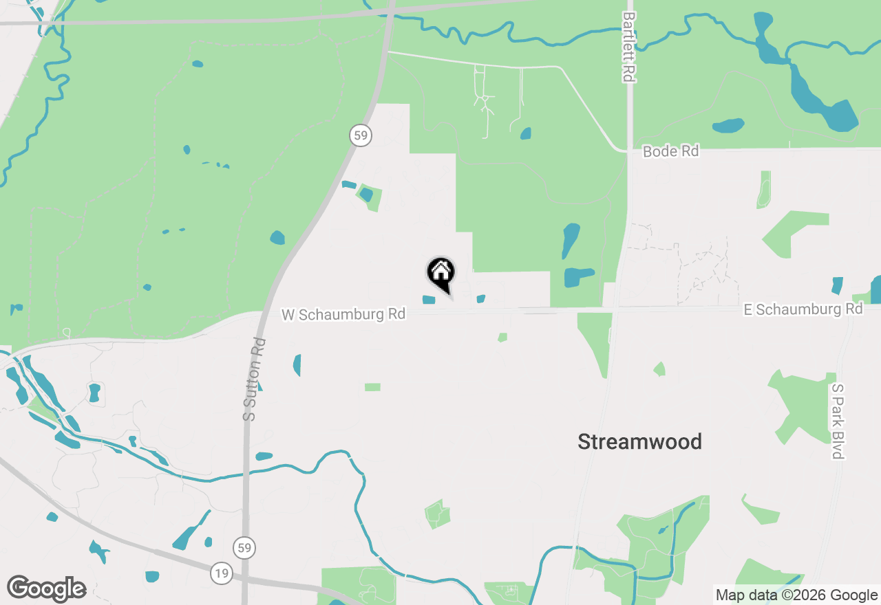 Map of 4 Waterton Drive, Streamwood, IL 60107