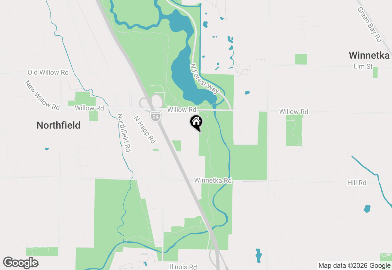 Map of 270 Lagoon Drive, Northfield, IL 60093