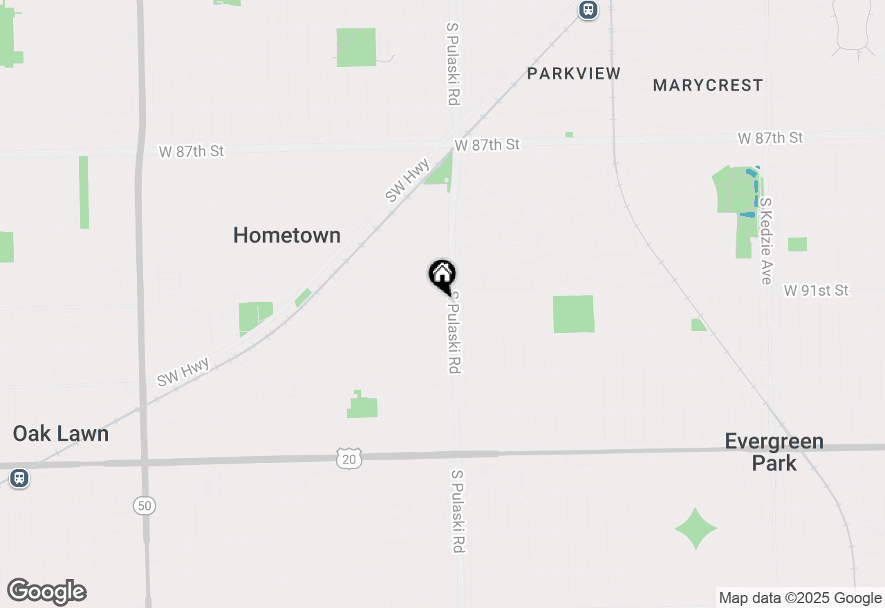 Map of 4000 W 91st Place #3W, Oak Lawn, IL 60453