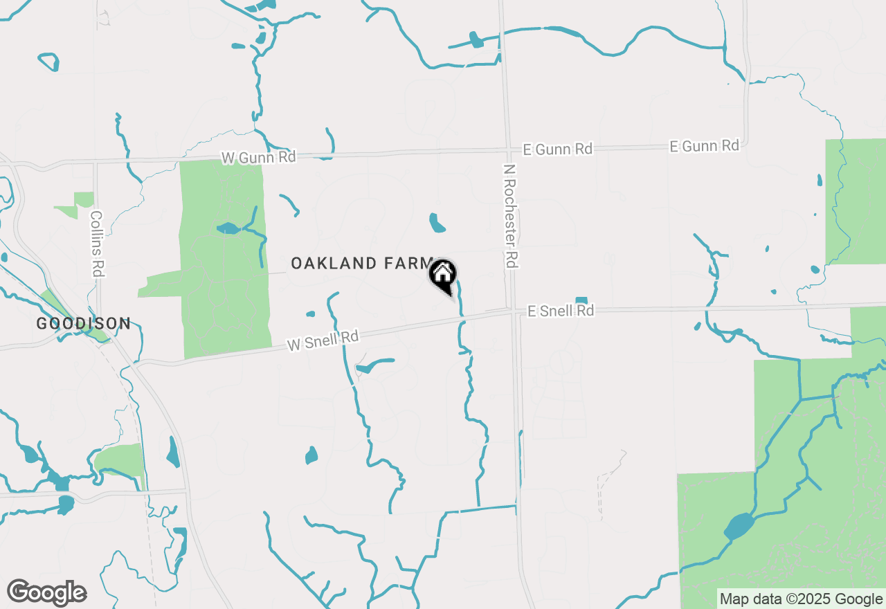 Map of 4453 Creekwood Court, Rochester, MI 48306
