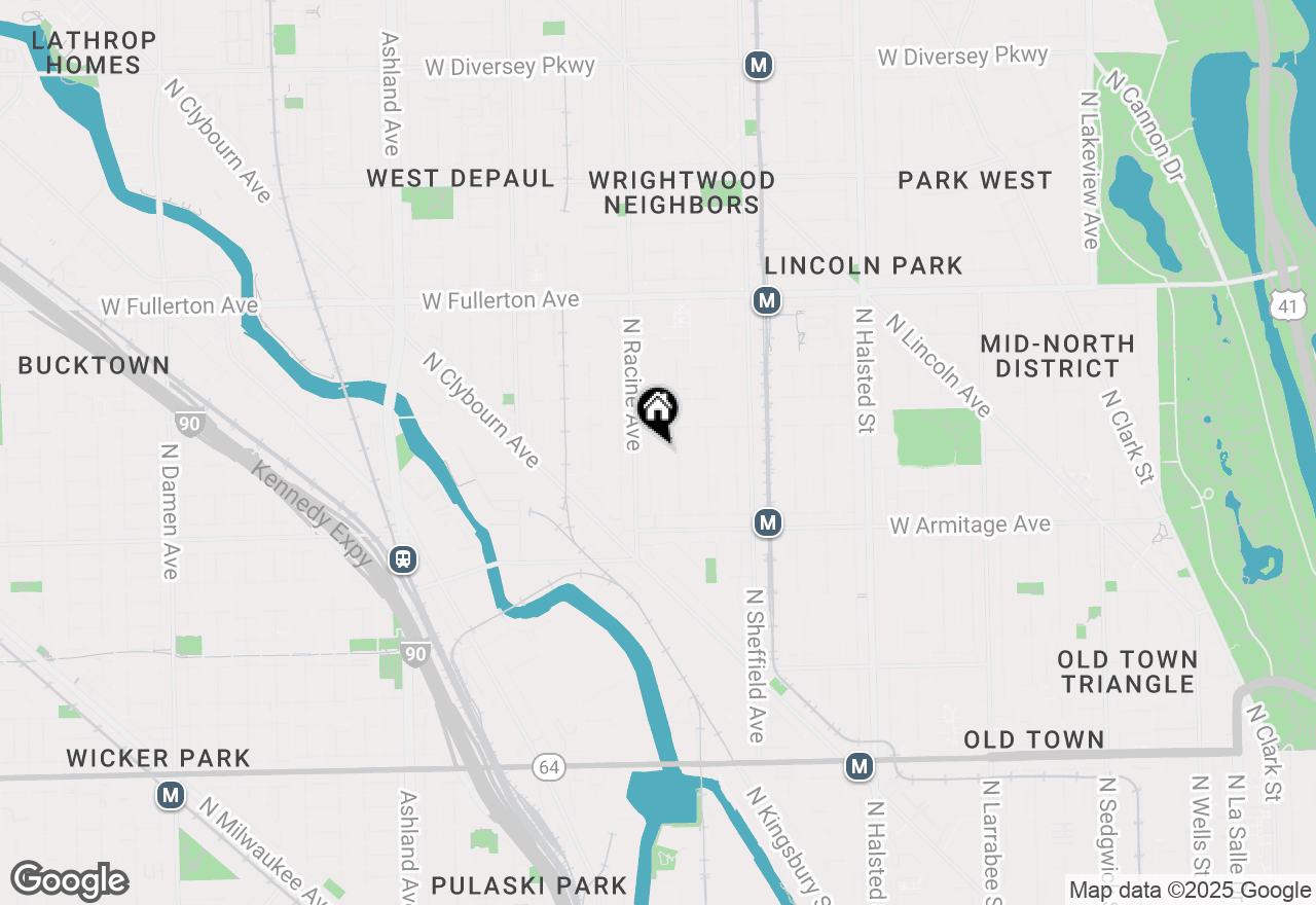 Map of 2118 N Clifton Avenue, Chicago, IL 60614