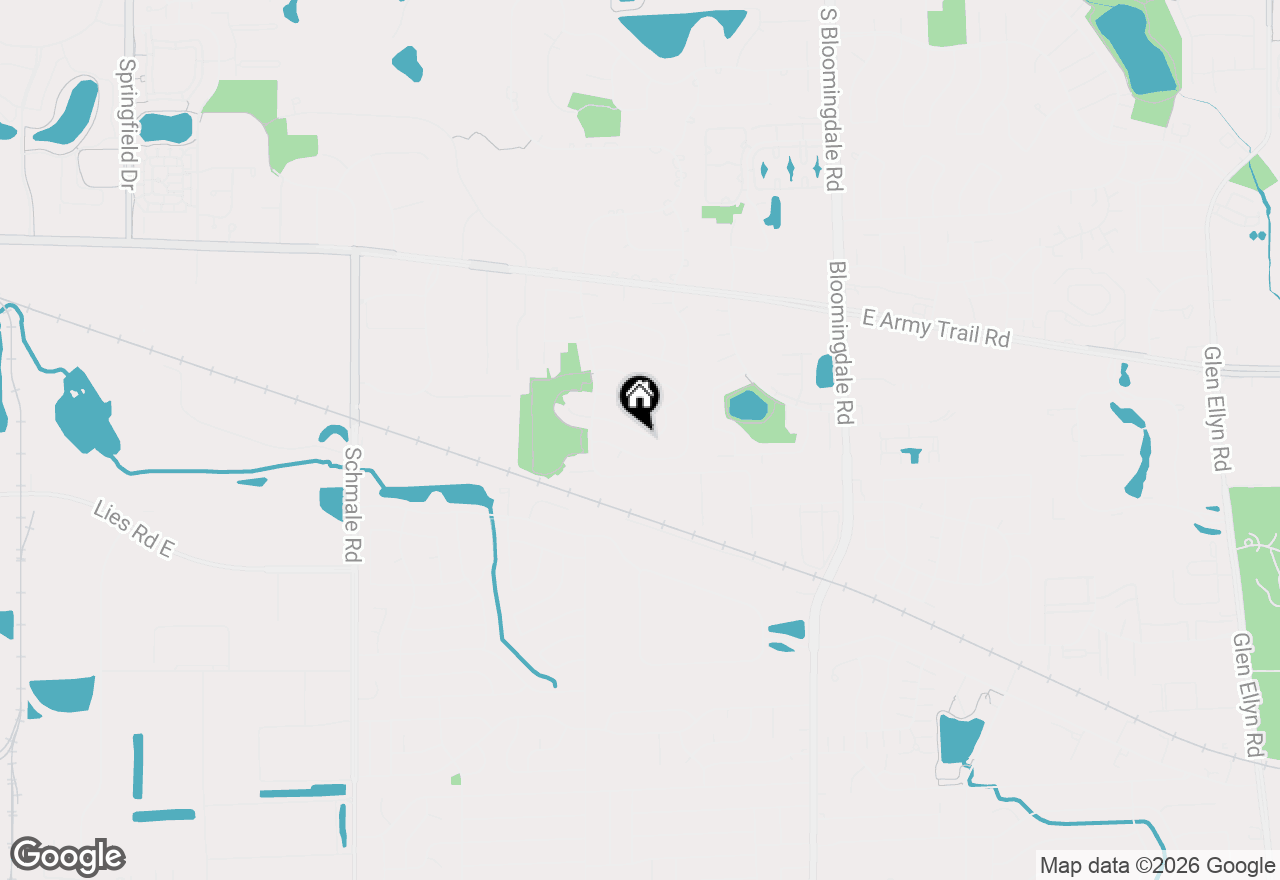 Map of 39 Dennison Drive, Glendale Heights, IL 60139
