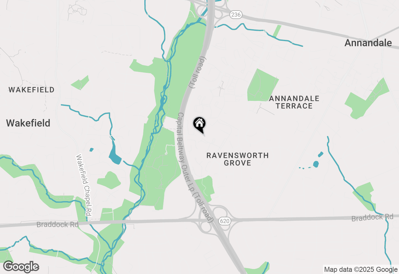 Map of 4933 Americana Drive #108, Annandale, VA 22003