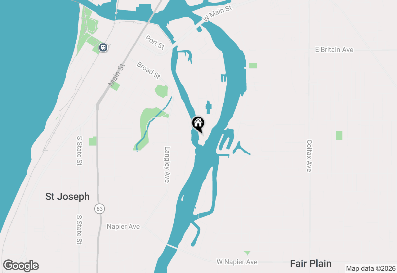 Map of 398121 Anchors Way, St. Joseph, MI 49085