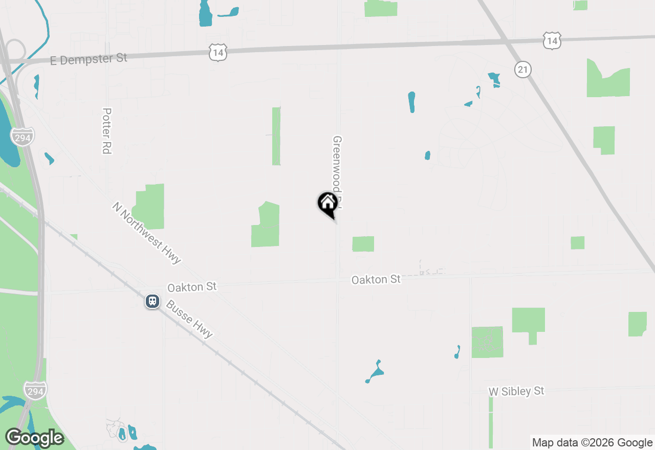 Map of 1141 N Delphia Avenue, Park Ridge, IL 60068