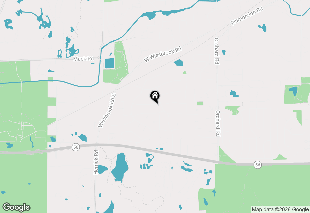 Map of 26W257 Blackhawk Drive, Wheaton, IL 60189