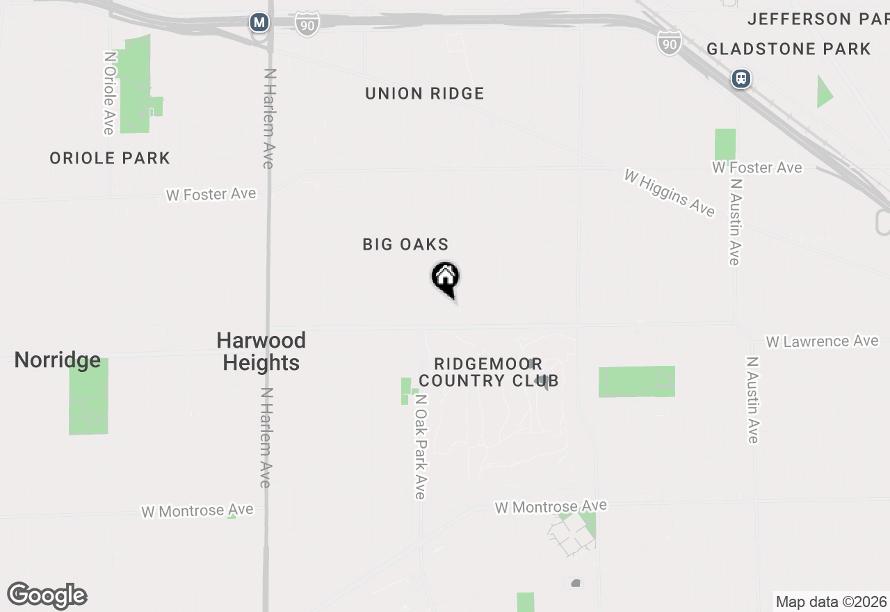 Map of 4831 N Oak Park Avenue, Chicago, IL 60656