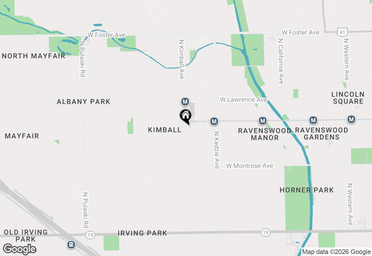 Map of 3349 W Eastwood Avenue #2, Chicago, IL 60625
