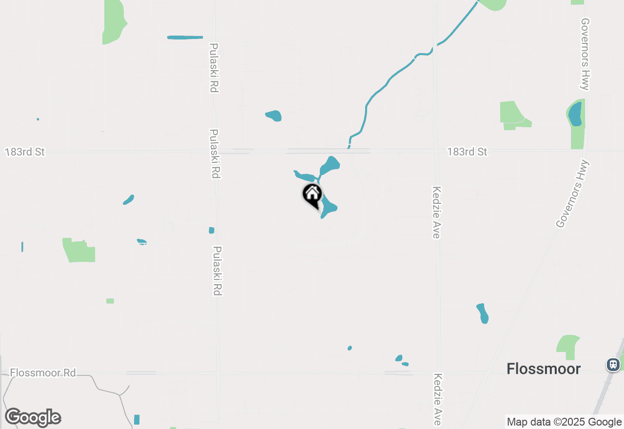 Map of 18500 River Road, Hazel Crest, IL 60429