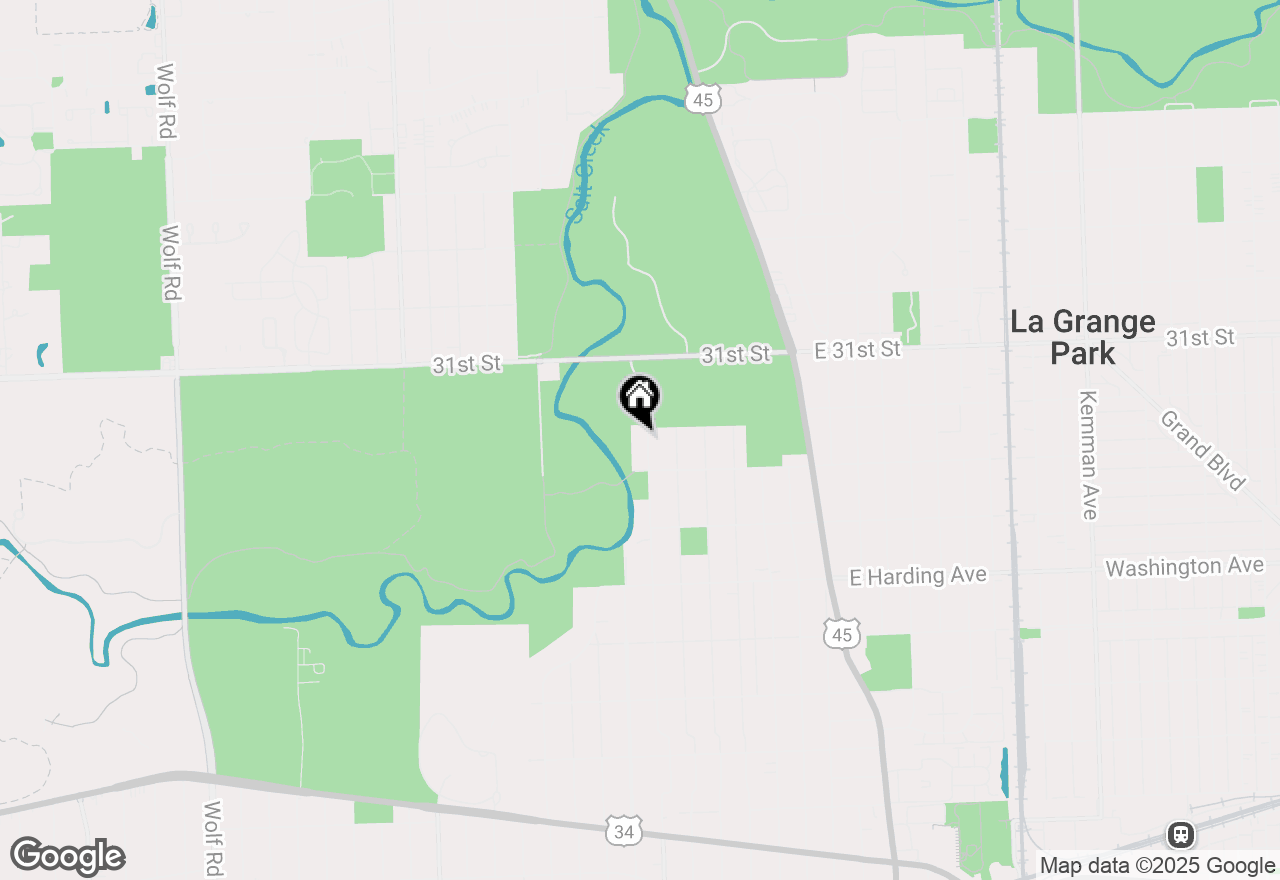 Map of 924 N Brainard Avenue, La Grange Park, IL 60526