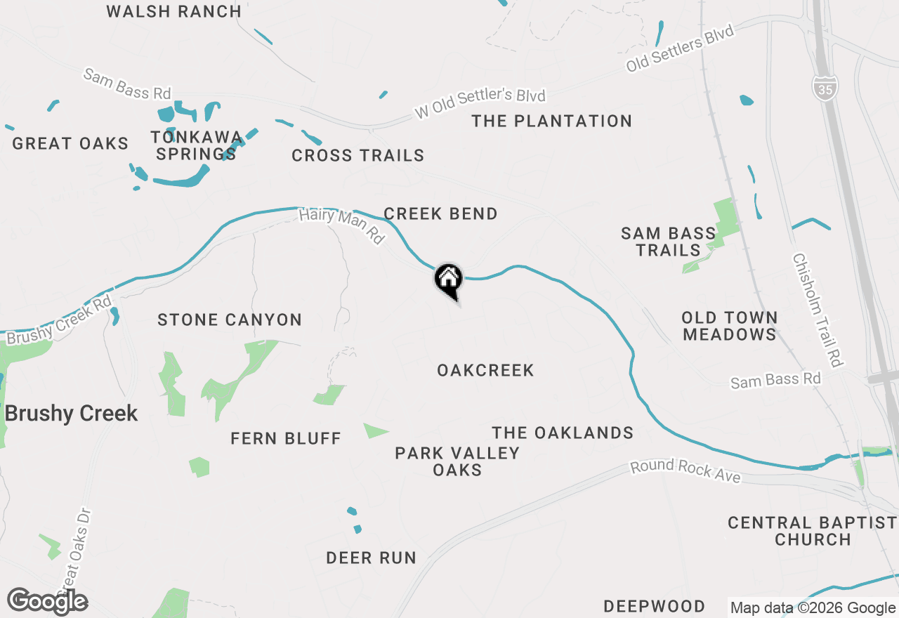 Map of 2304 Cantata Cv, Round Rock, TX 78681