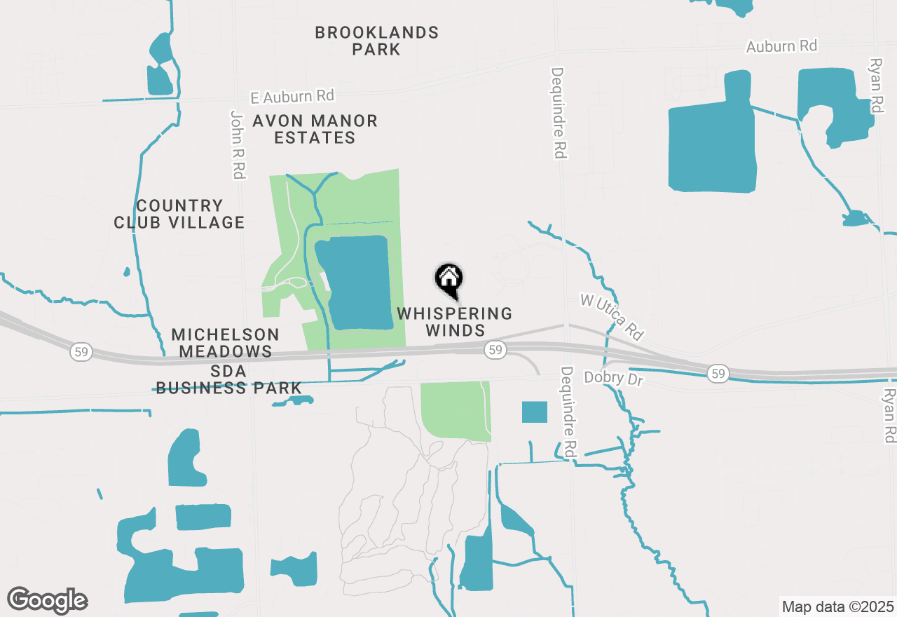 Map of 1589 Oneil Circle, Rochester Hills, MI 48307