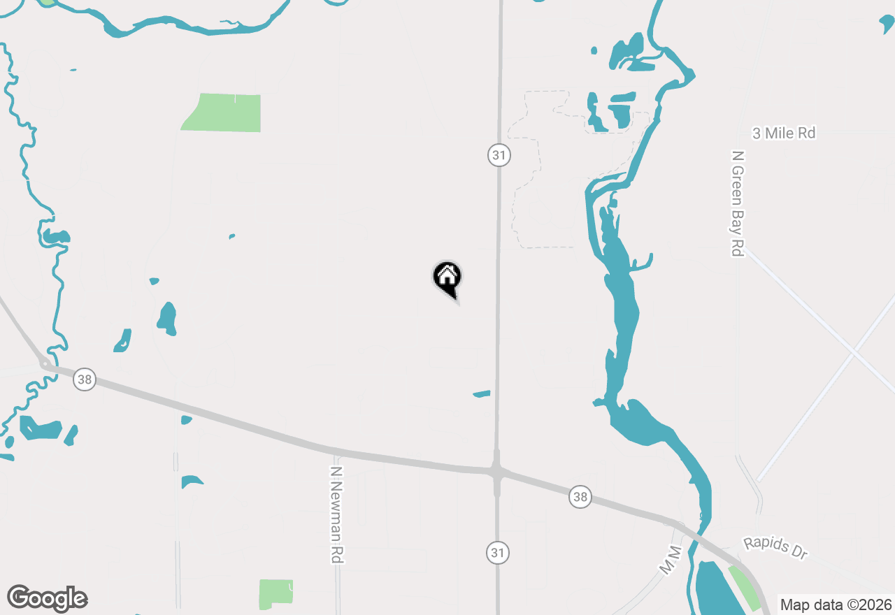 Map of 4914 Twin Elms Dr, Racine, WI 53406