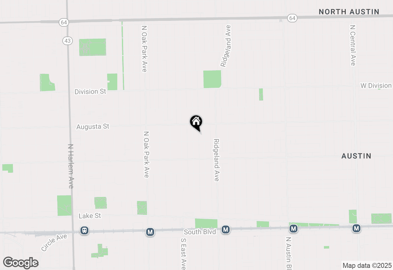 Map of 618 Fair Oaks Avenue, Oak Park, IL 60302