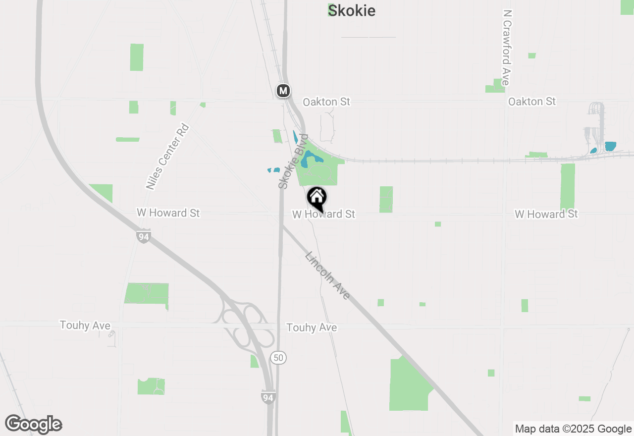 Map of 4647 Howard Street, Skokie, IL 60076