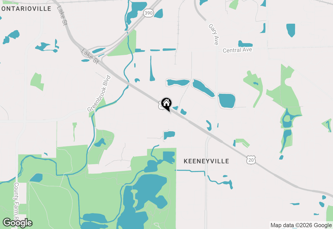 Map of 5640 Cambridge Way, Hanover Park, IL 60133