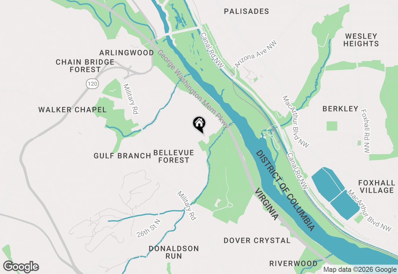 Map of 3100 N Monroe Street, Arlington, VA 22207