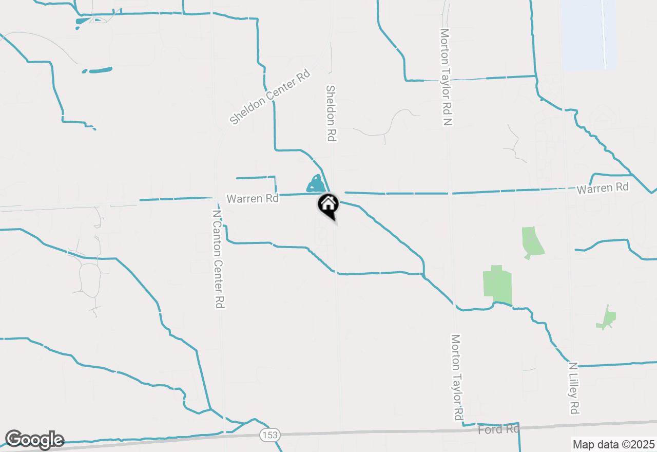 Map of 6972 Harvard Lane, Canton, MI 48187