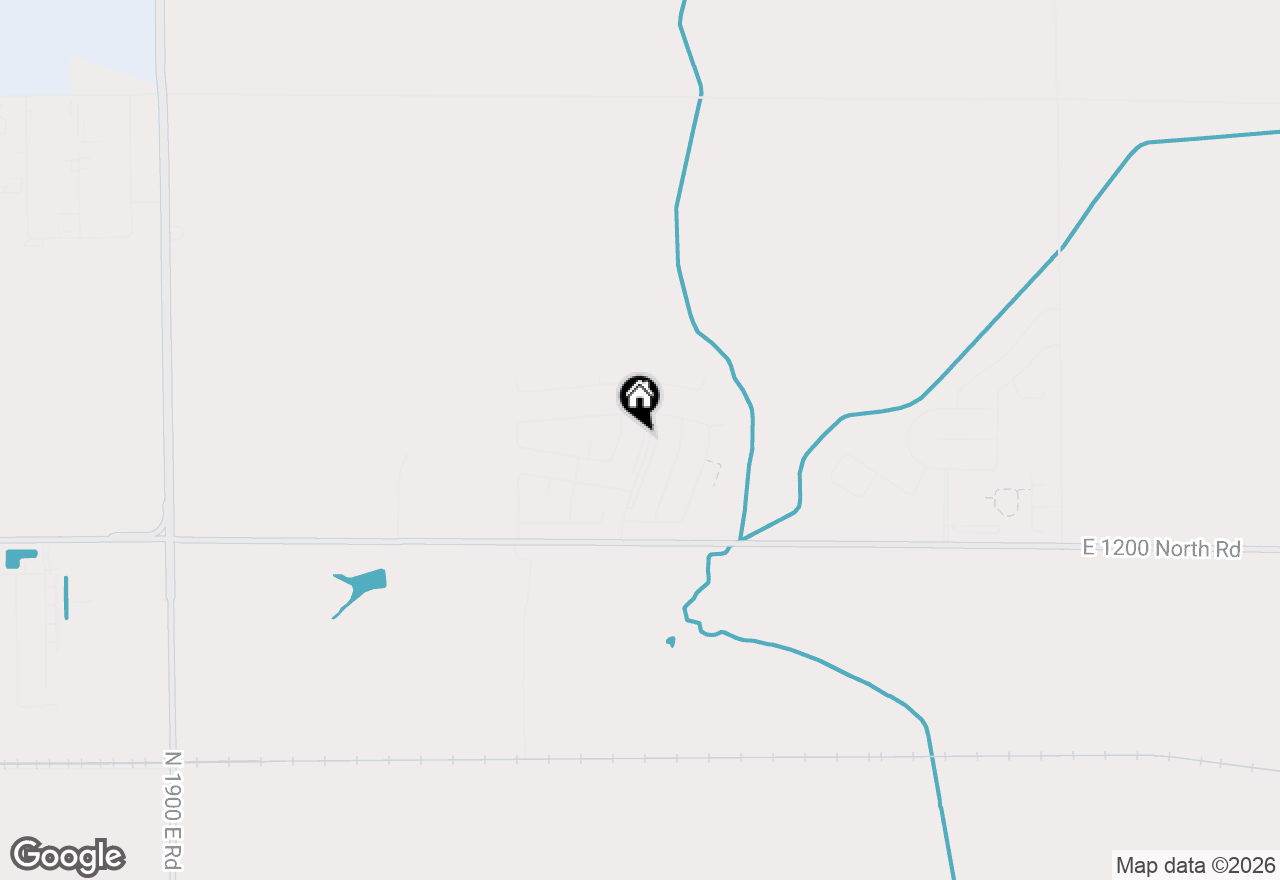 Map of 1309 Kickapoo Creek Road, Bloomington, IL 61705